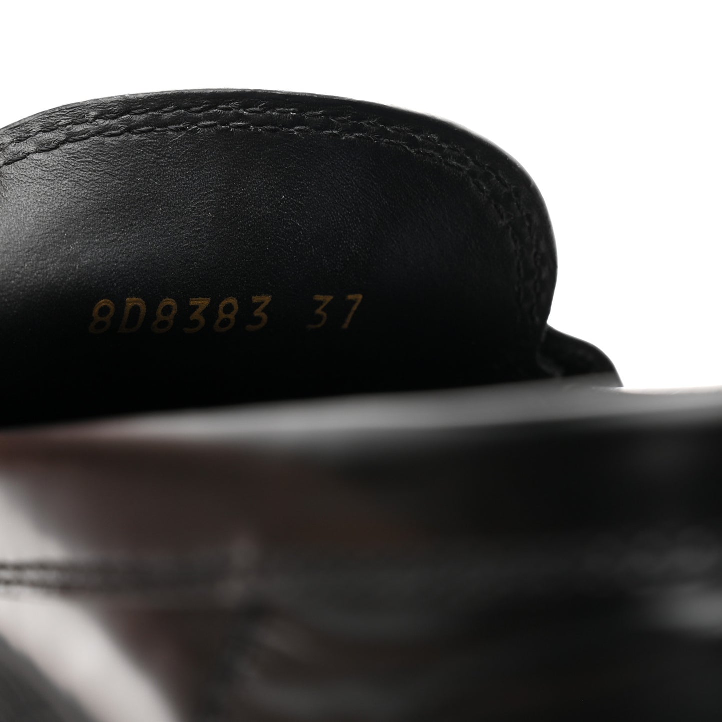 Vitello Abrasivato Fendigraphy 50mm Loafers 37 Black