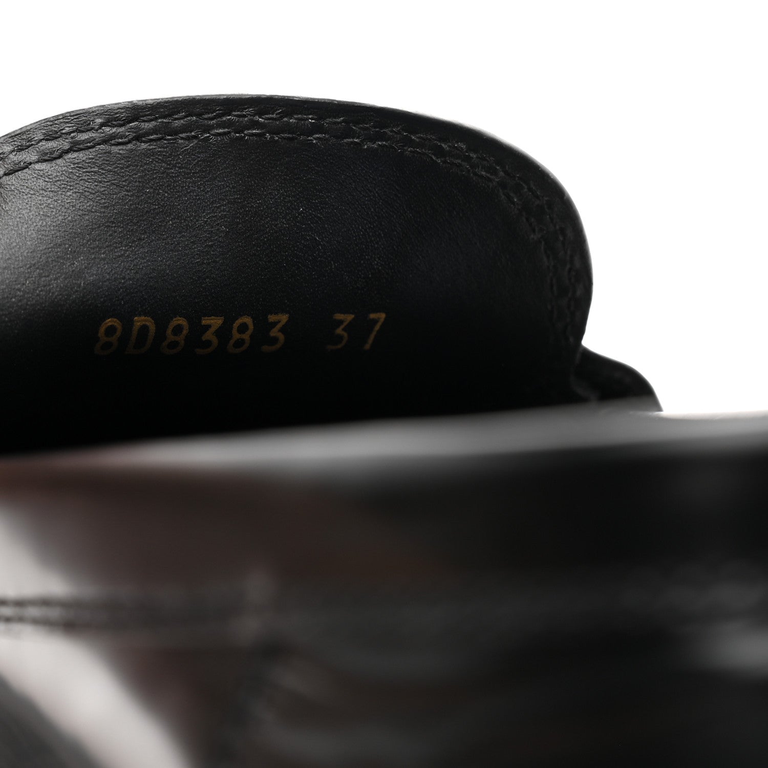 Fendi Vitello Abrasivato Fendigraphy 50mm Loafers 37 Black 9 of 10