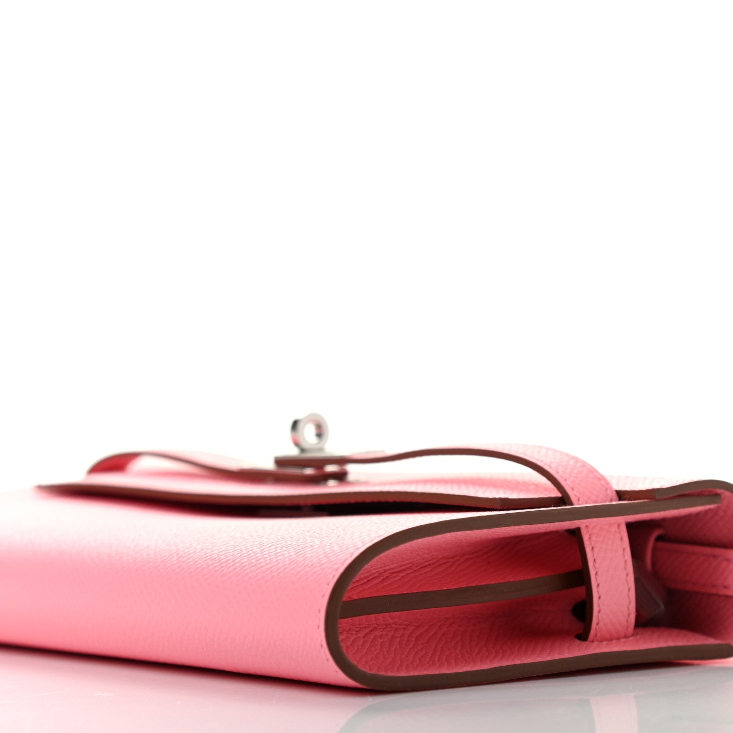 Hermes Epsom Kelly Wallet To Go Rose Confetti 8 of 8