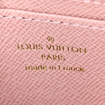 Louis Vuitton Monogram 2020 Christmas Animation Big Wheel Zippy Coin Purse Rose Ballerine 6 of 8