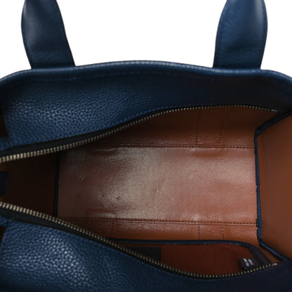 Marc Jacobs Grained Calfskin Small The Tote Bag Blue Sea 5 of 8