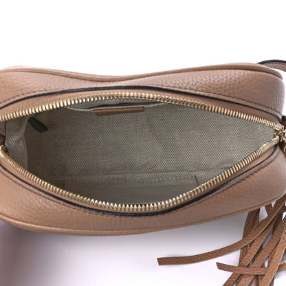 Gucci Pebbled Calfskin Small Soho Disco Bag Rose Beige 5 of 10