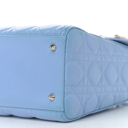 Christian Dior Lambskin Cannage Medium Lady Dior Light Blue 9 of 11