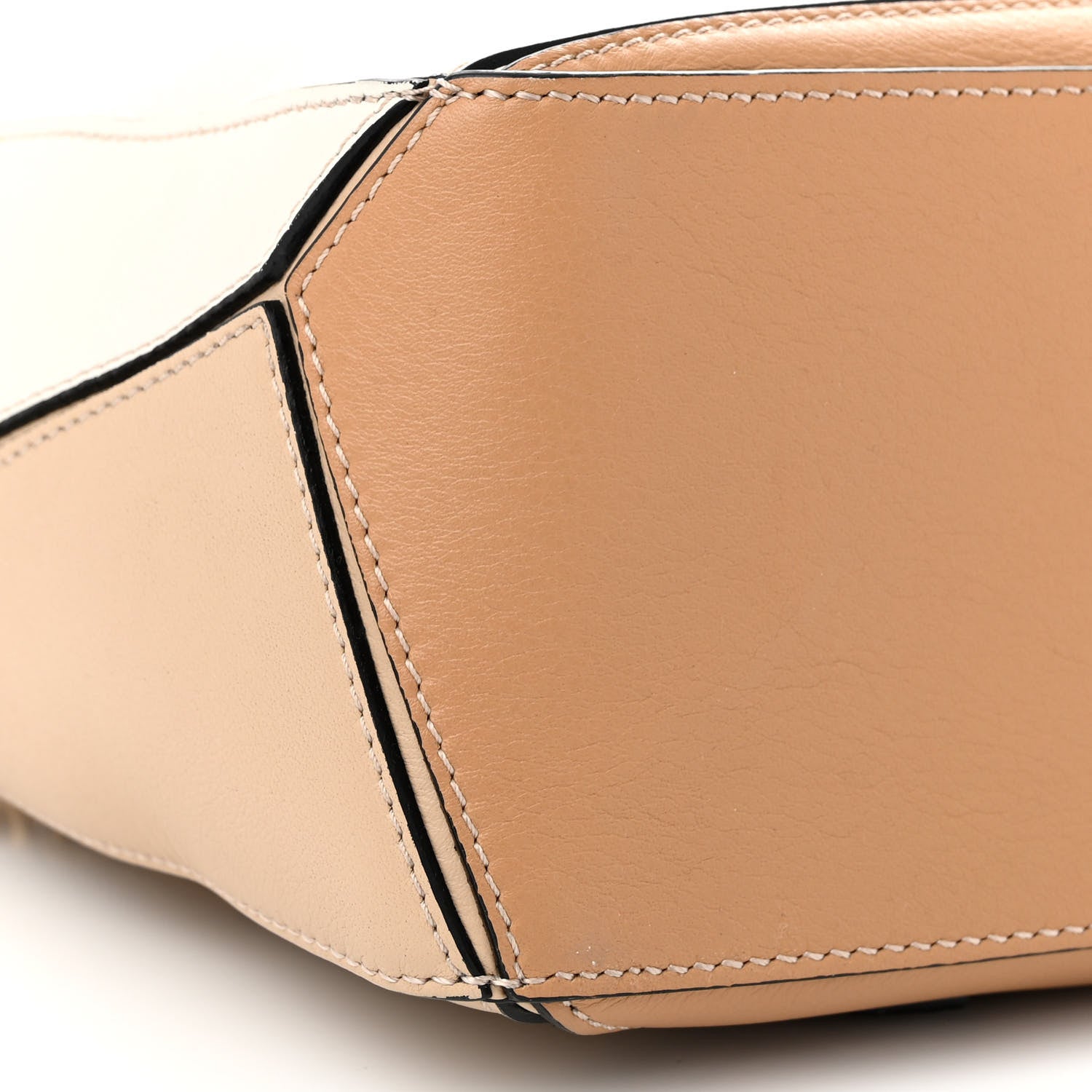 Loewe Calfskin Small Puzzle Bag Dusty Beige Soft White 9 of 12