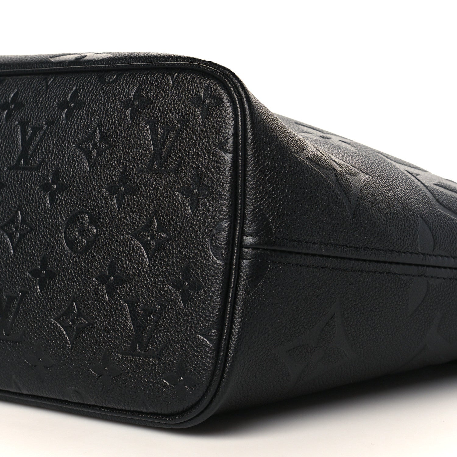 Louis Vuitton Empreinte Monogram Giant Neverfull MM Black 9 of 10