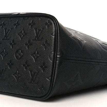 Louis Vuitton Empreinte Monogram Giant Neverfull MM Black 9 of 10