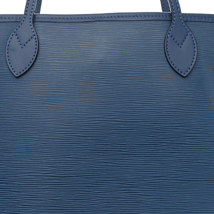 Louis Vuitton Epi Neverfull MM Indigo 9 of 11