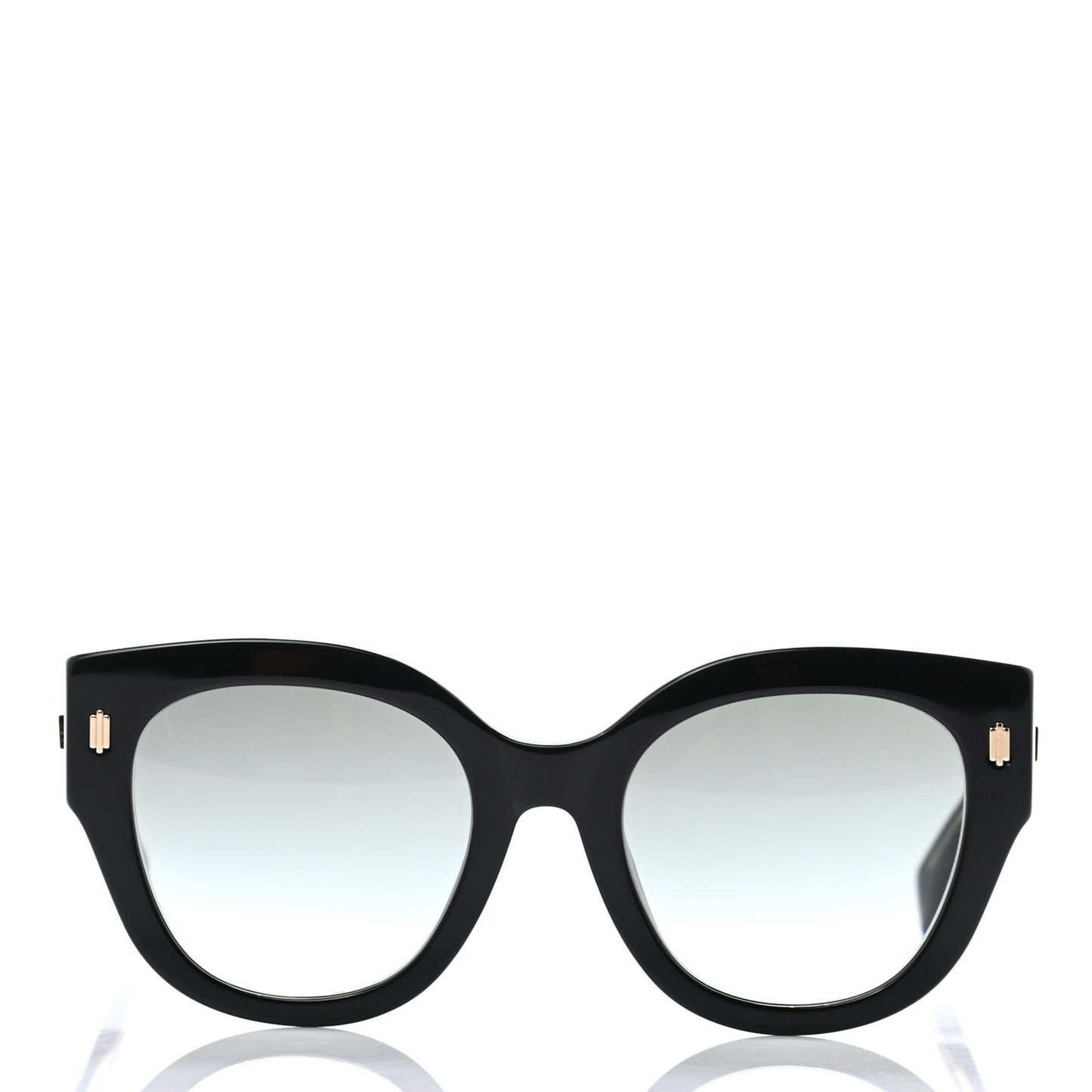 Acetate Cat Eye Sunglasses FF0452 Black