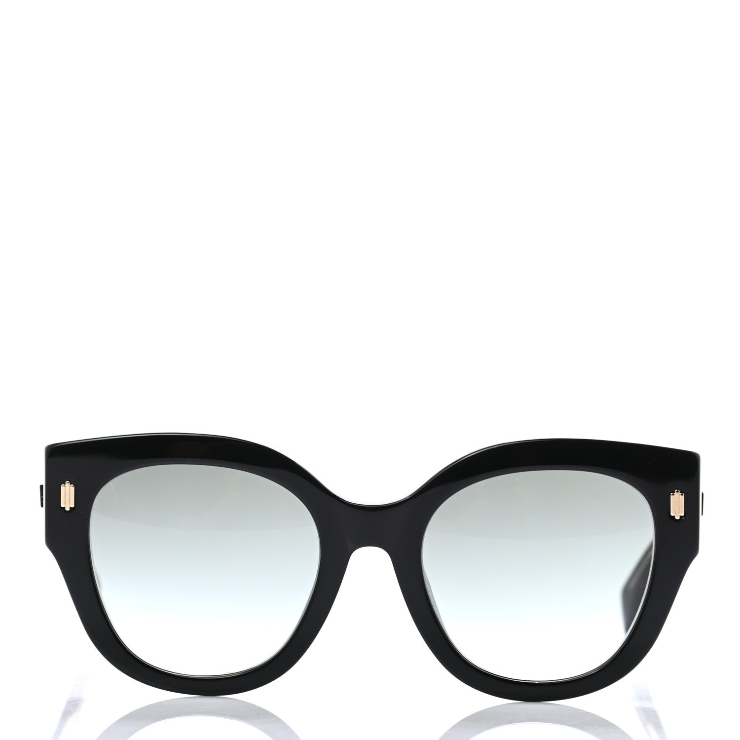 Fendi Acetate Cat Eye Sunglasses FF0452 Black 2 of 4