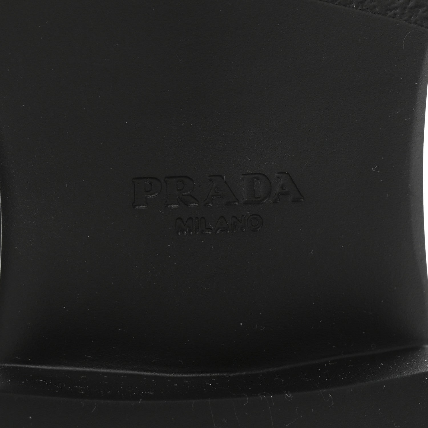 Prada Spazzolato Lace Up 50mm Loafers 39 Black 7 of 9