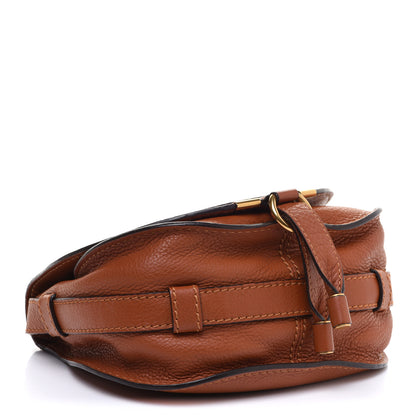 Chloe Calfskin Mini Marcie Round Crossbody Bag Tan 4 of 10