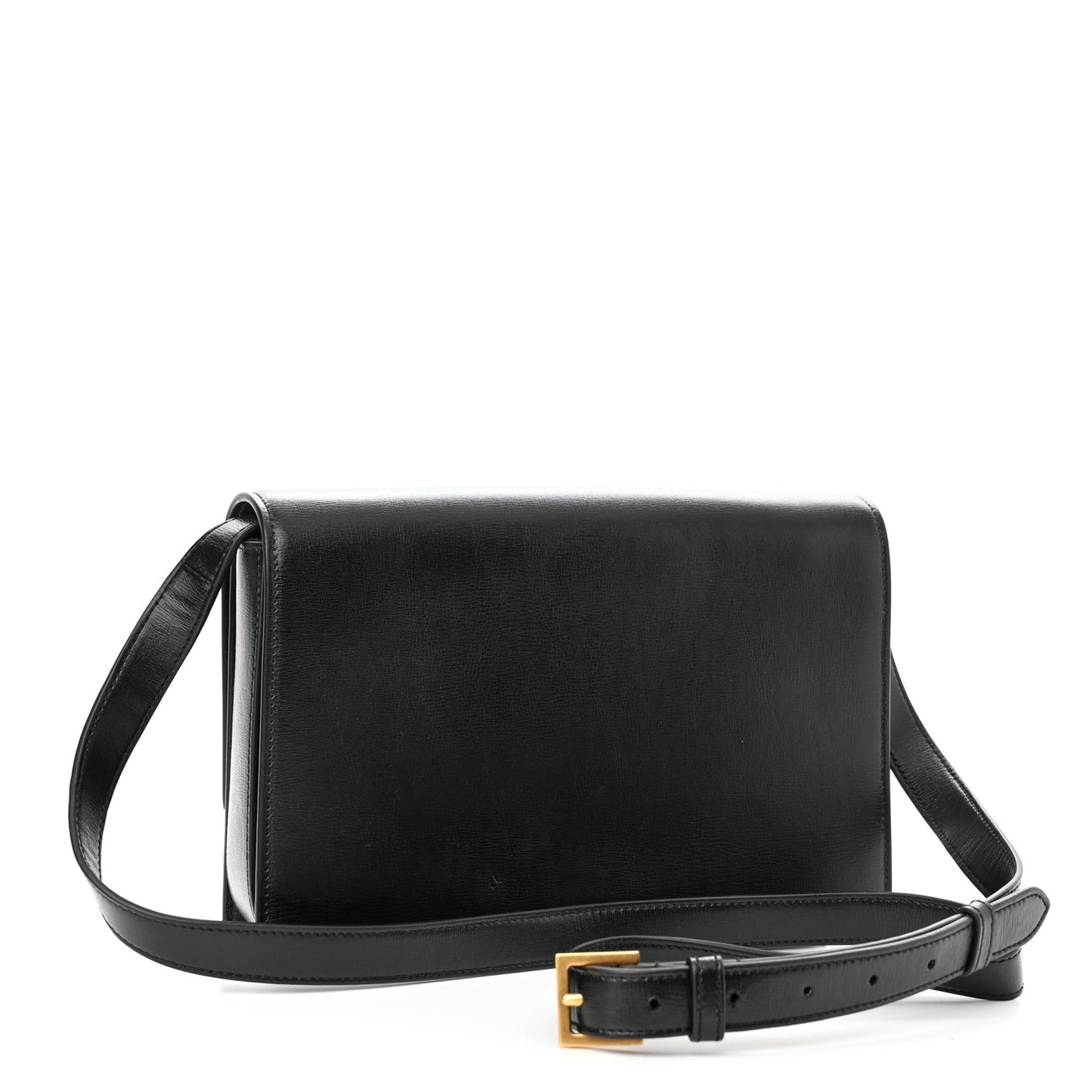 Smooth Calfskin Suede Medium Bellechasse Black