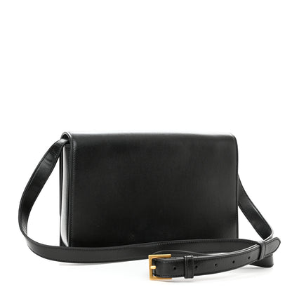 Saint Laurent Smooth Calfskin Suede Medium Bellechasse Black 3 of 14