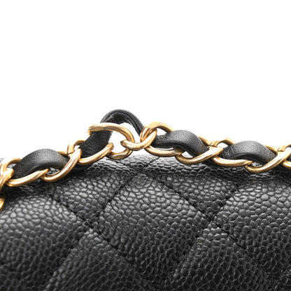 Chanel Caviar Quilted Medium CC Filigree Flap Black 12 of 13