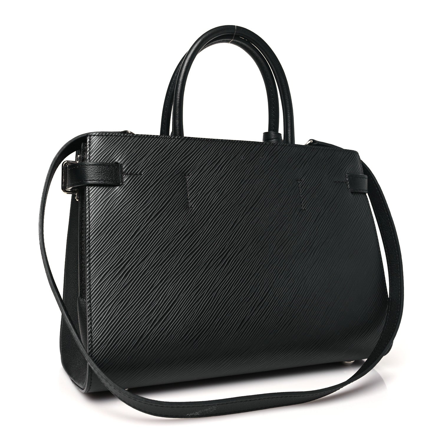 Louis Vuitton Epi Twist Tote Black 3 of 9