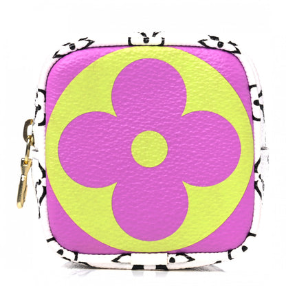 Louis Vuitton Monogram Giant Cube Coin Purse Pink 1 of 6