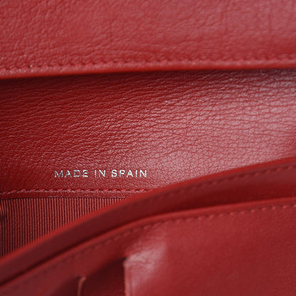Chanel Patent Calfskin Quilted Yen Wallet Red 7 of 16