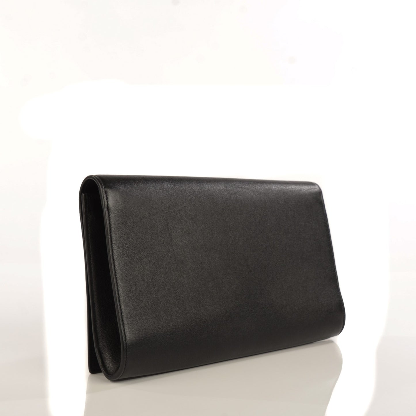 Calfskin Monogram Large Belle De Jour Clutch Black