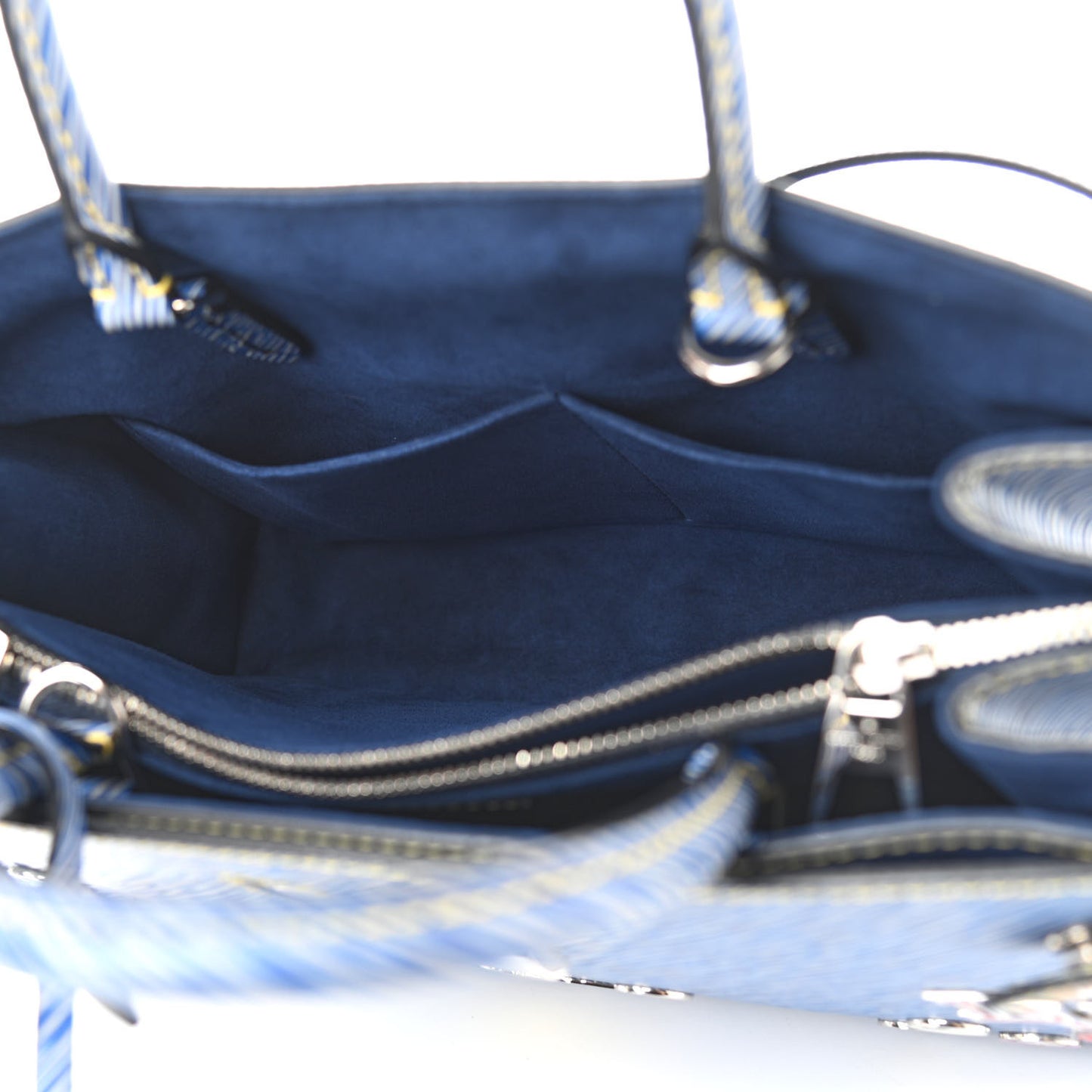 Epi Pins Twist Tote Denim Light