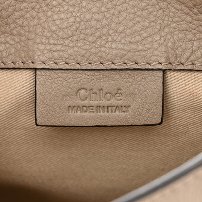 Chloe Suede Calfskin Mini Faye Backpack Motty Grey 6 of 9
