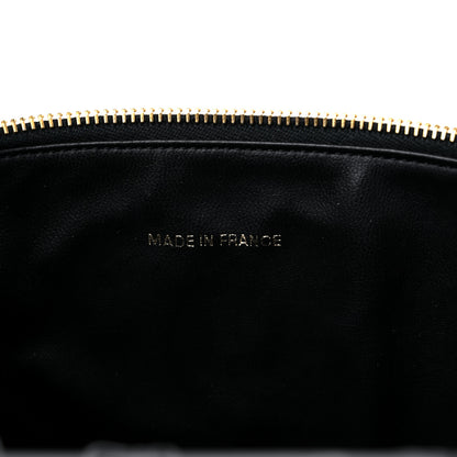 Chanel Caviar Vanity Cosmetic Case Black 7 of 10