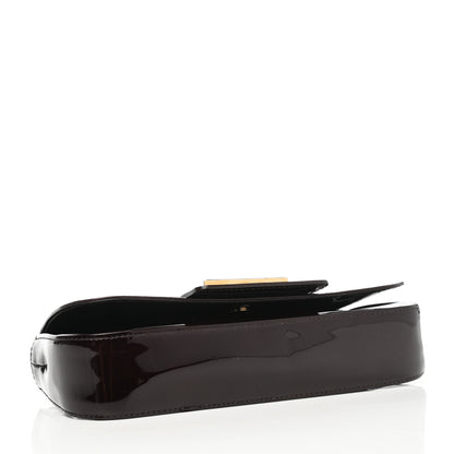 Louis Vuitton Patent Sobe Clutch Amarante 5 of 9