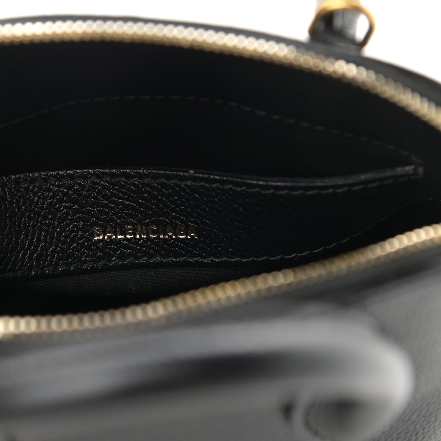 Balenciaga Grained Calfskin XXS Ville Top Handle Bag Black 8 of 12