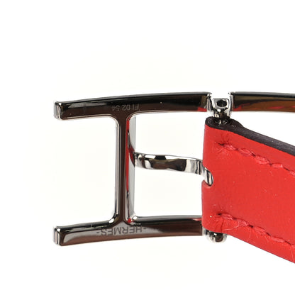 Hermes Swift Apple Watch Attelage Double Tour Band Orange Field 9 of 10