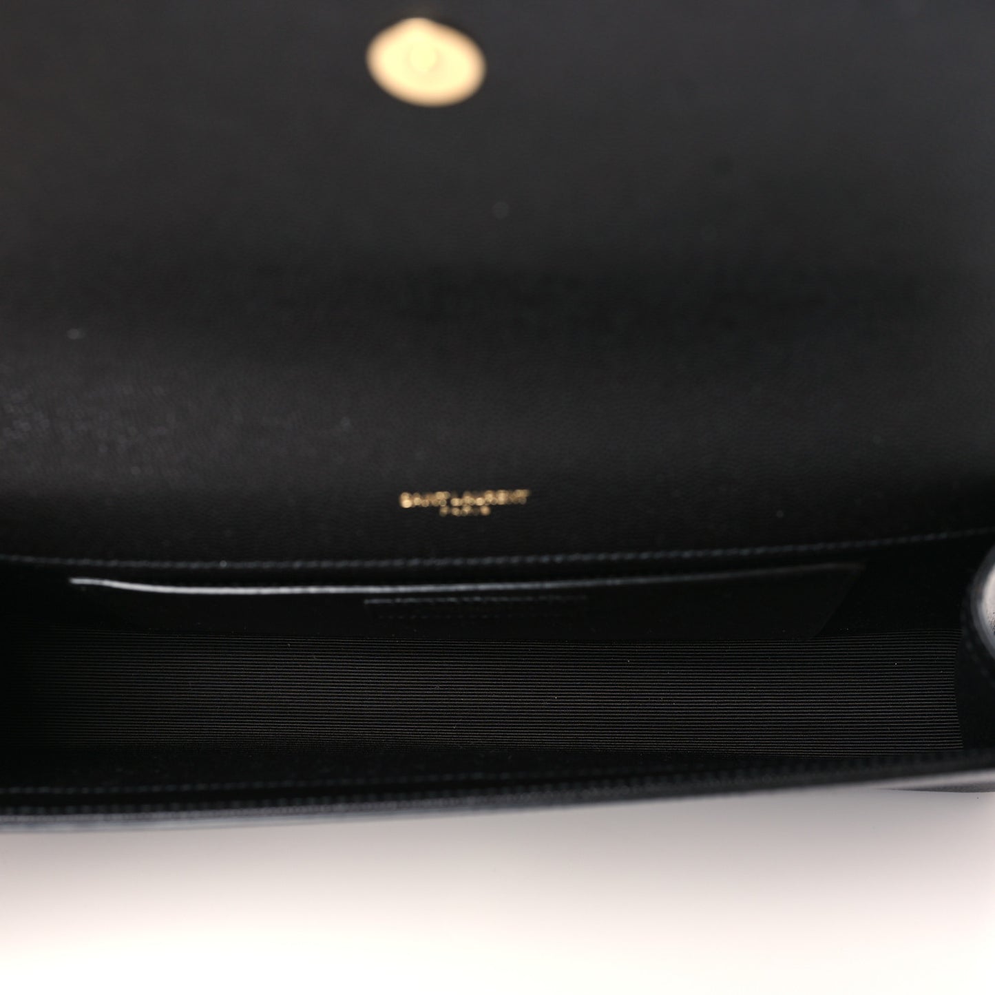 Grain De Poudre Monogram Cassandre Clutch Black