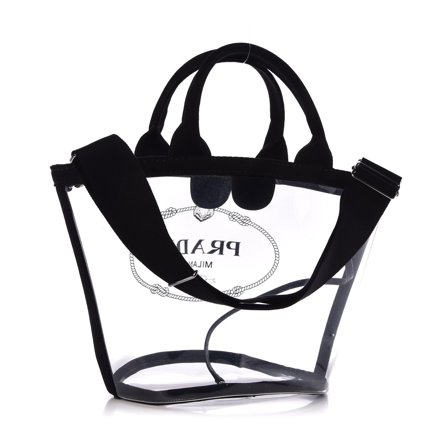 Plexiglass Canapa Small Shopper Tote Black