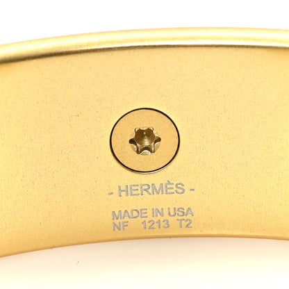 Hermes Aluminium Sunset Medor Bracelet T2 Gold 4 of 5