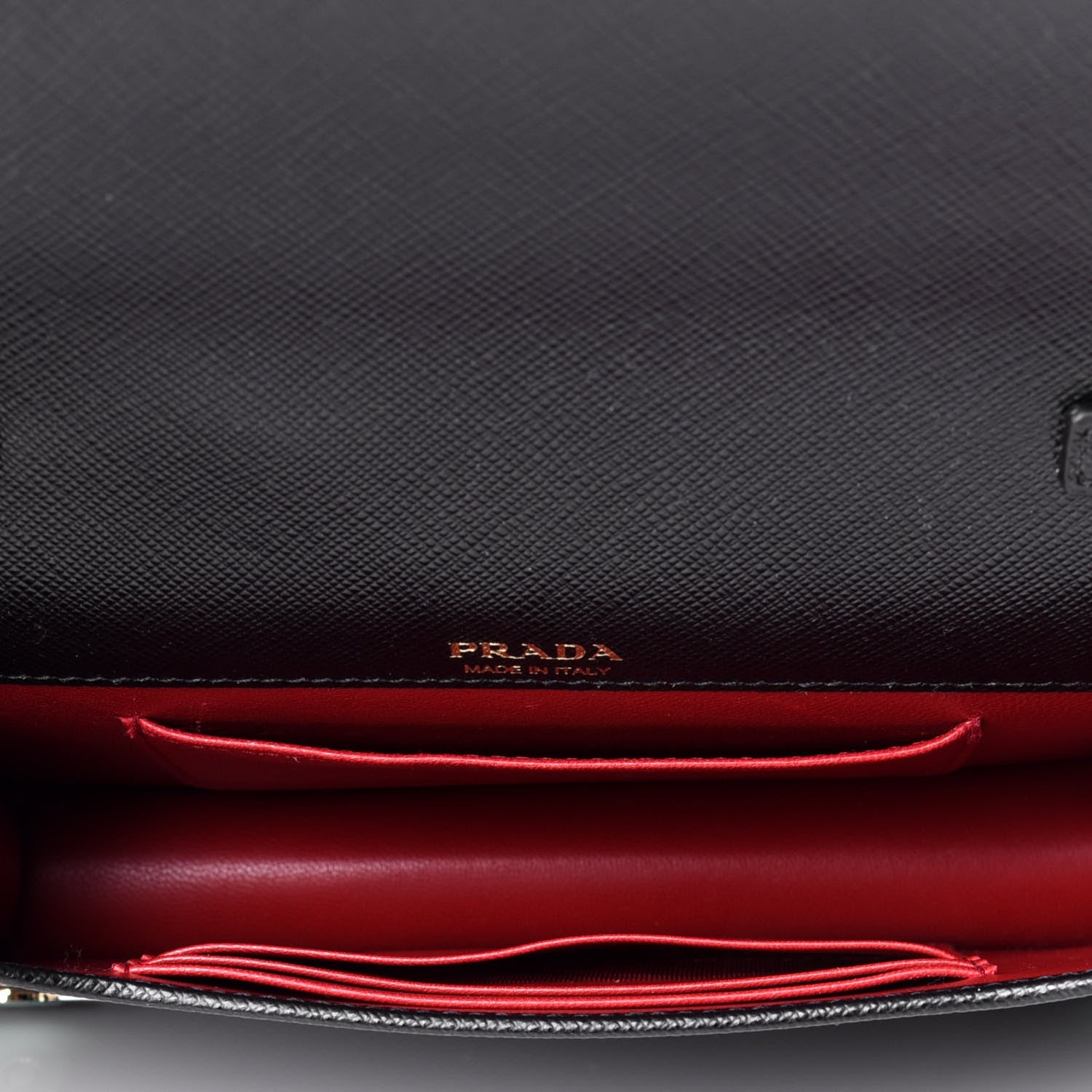Prada Saffiano Lux Crossbody Bag Black 5 of 9