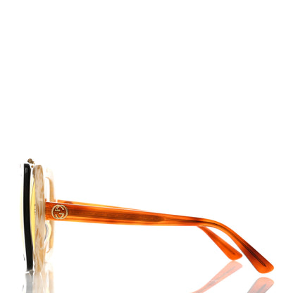 Gucci Acetate Oversized Flip Up Sunglasses GG0088S Tortoise 4 of 9