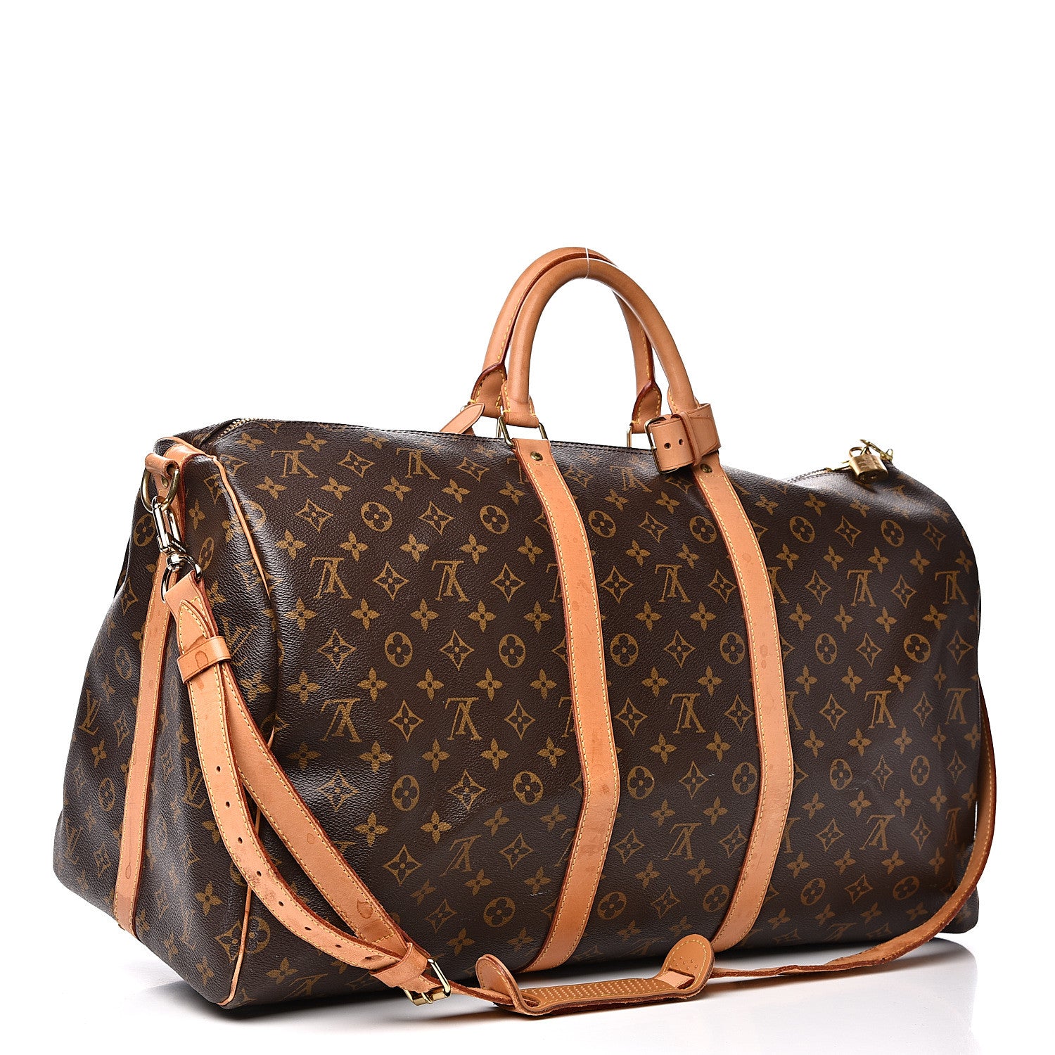 Louis Vuitton Monogram Keepall Bandouliere 55 2 of 15