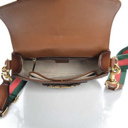 Gucci Monogram Medium Lady Web Shoulder Bag Beige Cuir 5 of 7