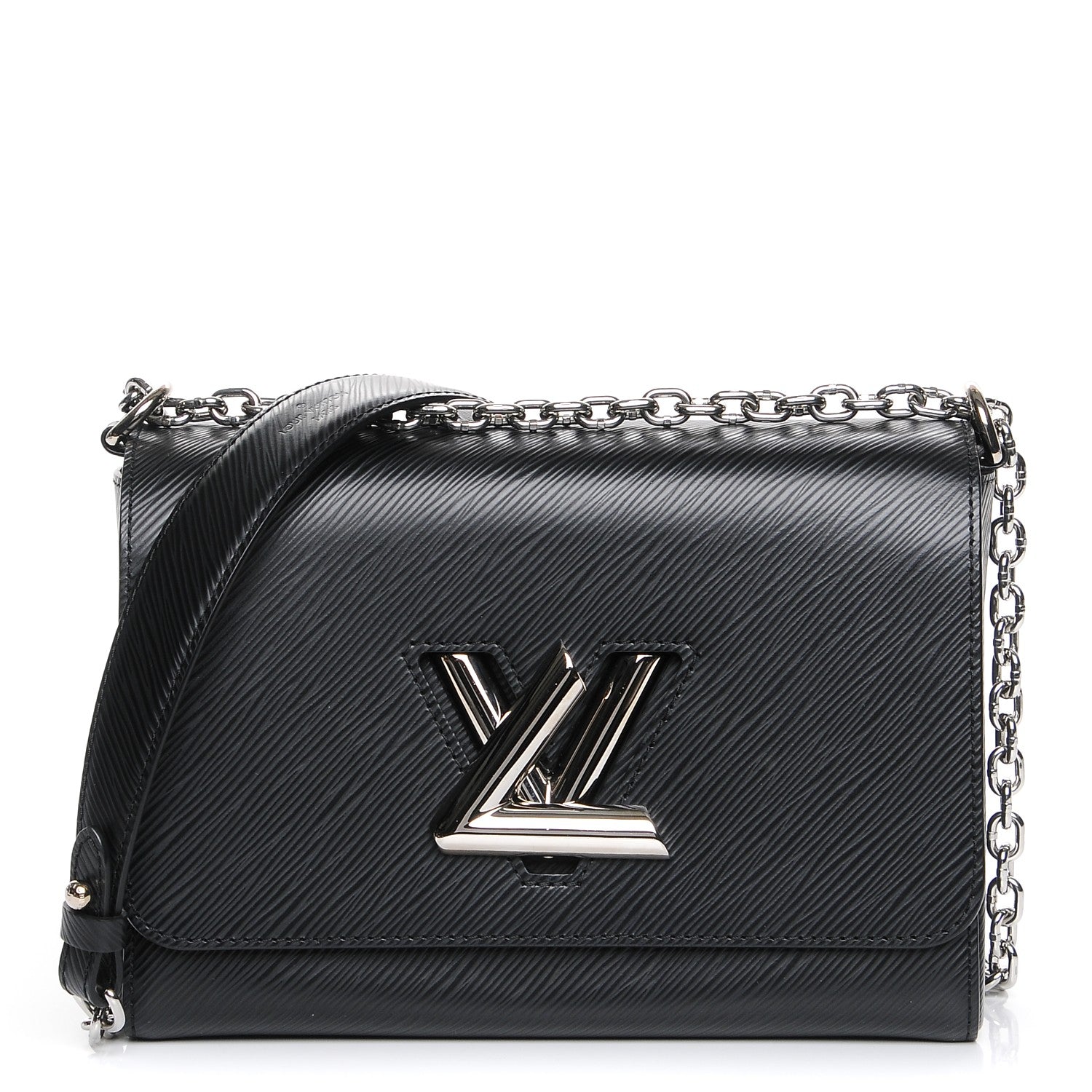 Louis Vuitton Epi Twist Shoulder Bag MM Black 1 of 9
