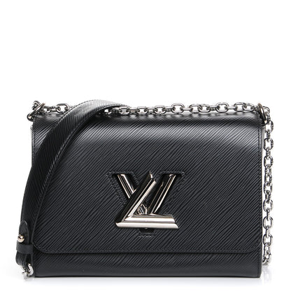 Louis Vuitton Epi Twist Shoulder Bag MM Black 1 of 9
