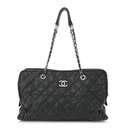 Chanel Caviar Quilted French Riviera Tote Black 1 of 16
