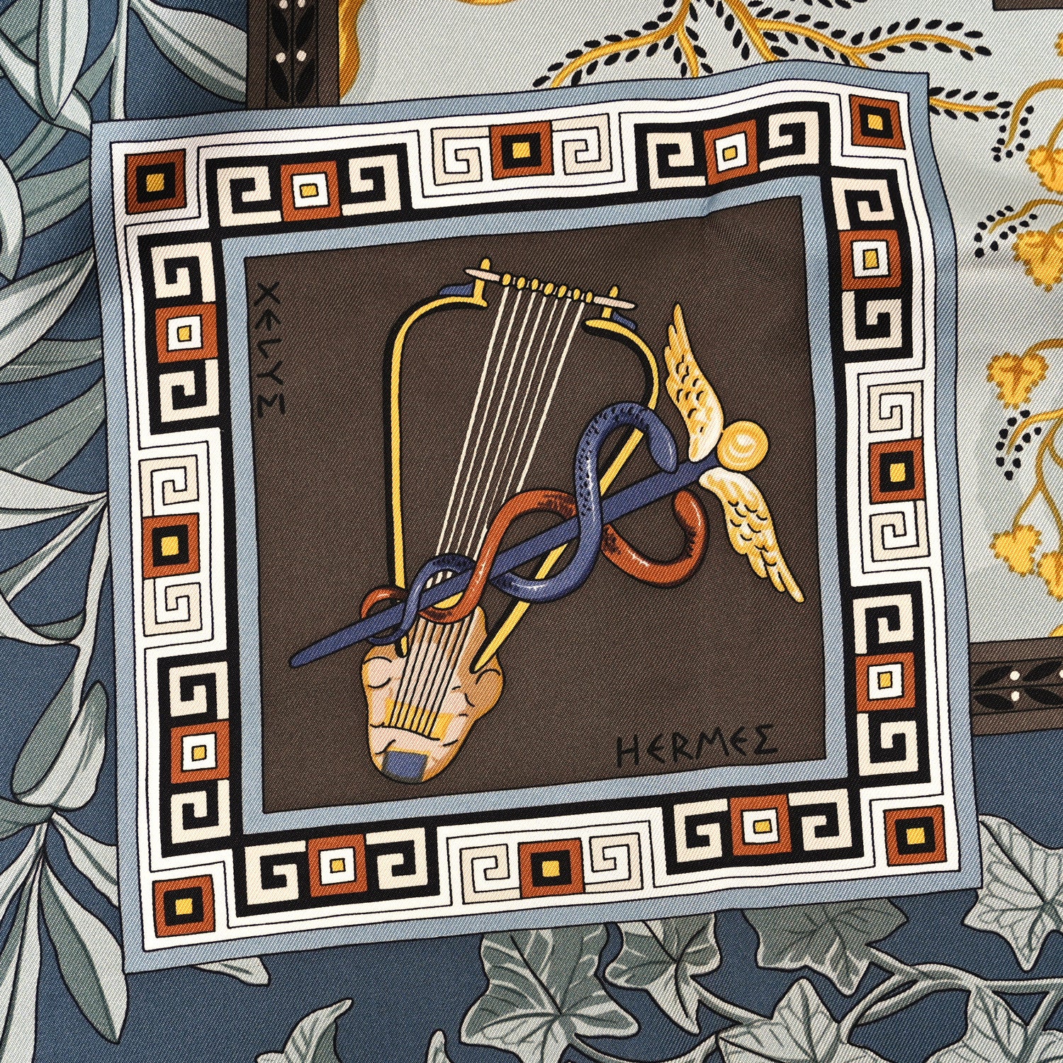 Hermes Silk Musique Des Dieux Scarf 90 2 of 4