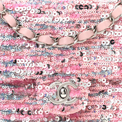 Chanel Sequin Mini Flap Pink Multicolor 8 of 11
