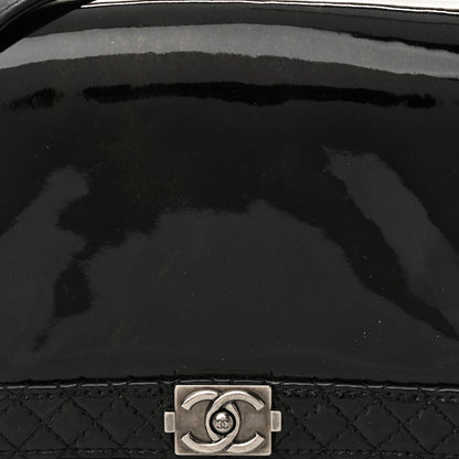 Chanel Patent New Medium Boy Reverso Flap Black 8 of 10