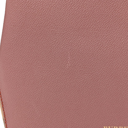 Burberry Soft Grain Calfskin House Check Small Helmsley Crossbody Dusty Pink 13 of 16