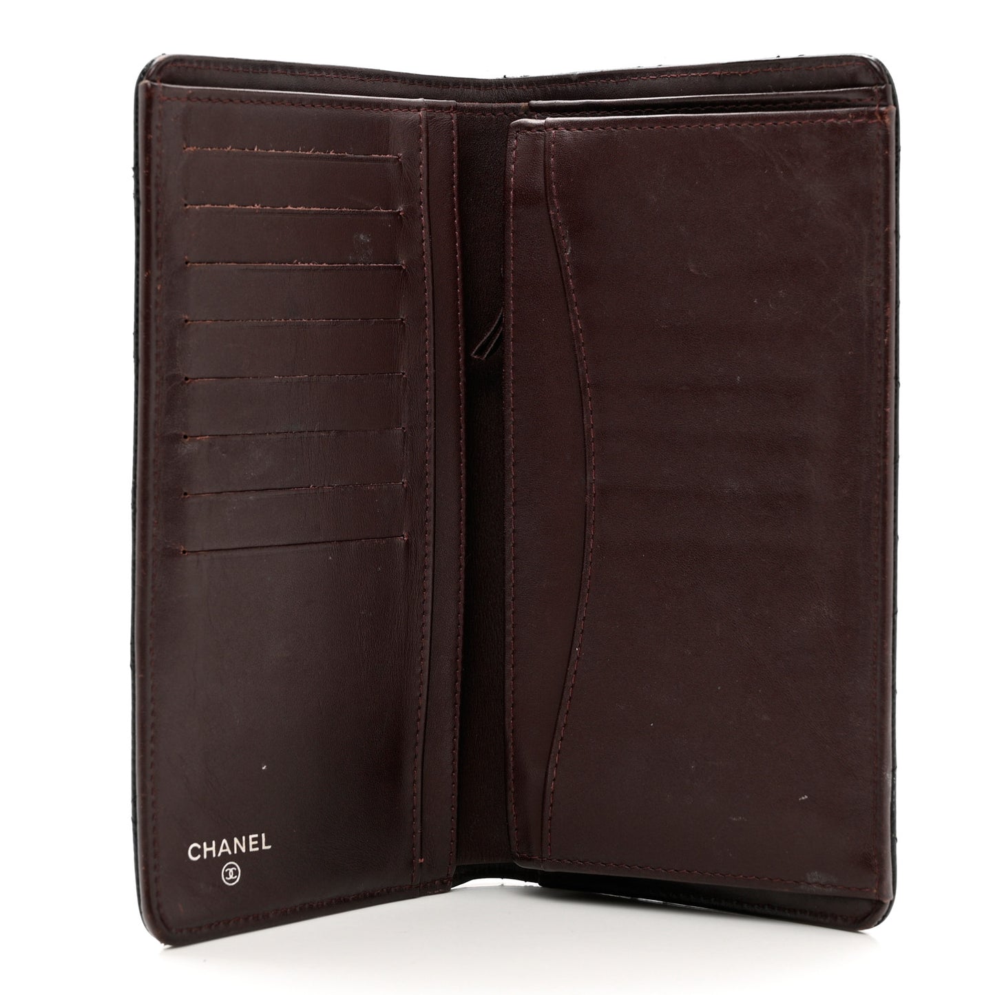 Caviar Quilted Yen Wallet Black