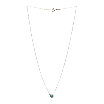 Tiffany Sterling Silver Turquoise Elsa Peretti Color by the Yard Pendant Necklace 3 of 5