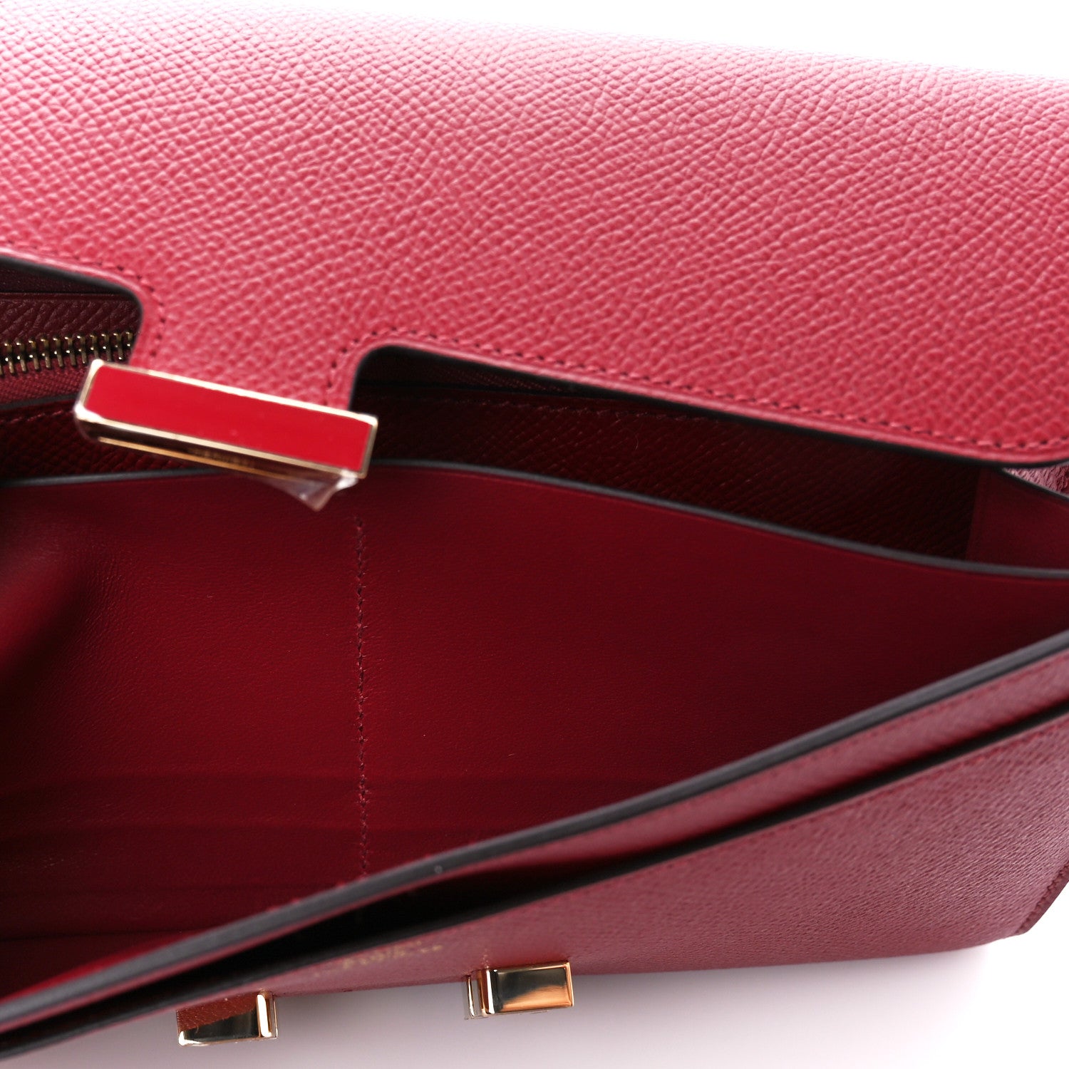 Hermes Epsom Constance Long Wallet Rouge Grenat 11 of 11