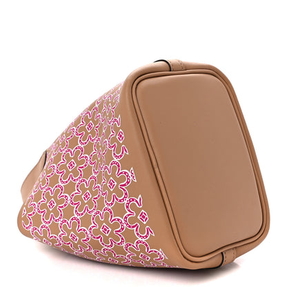 Hermes Swift Micro Lucky Daisy Picotin Lock Chai Rose White 4 of 11