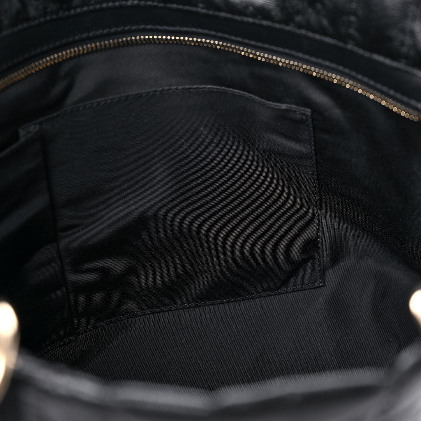 Coated Canvas Cannage Large Dior Soft Shopping Tote Black