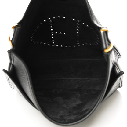 Hermes Taurillon Clemence Evelyne III PM Black 5 of 10