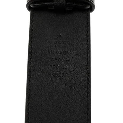 Gucci Calfskin Double G 40mm Belt 100 40 Black 3 of 8