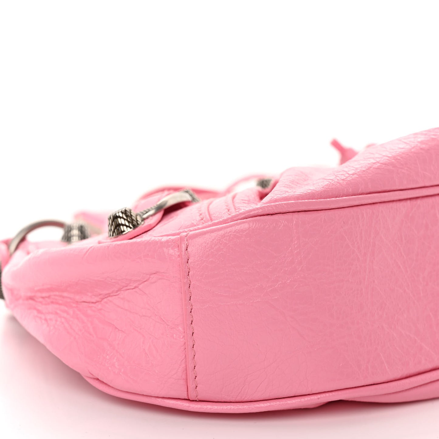 Agneau Arena Le Cagole Chain Shoulder Bag XS Sweet Pink
